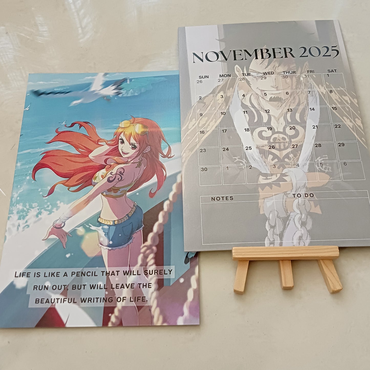 For My Dreams - One Piece Calendar 2025-2026