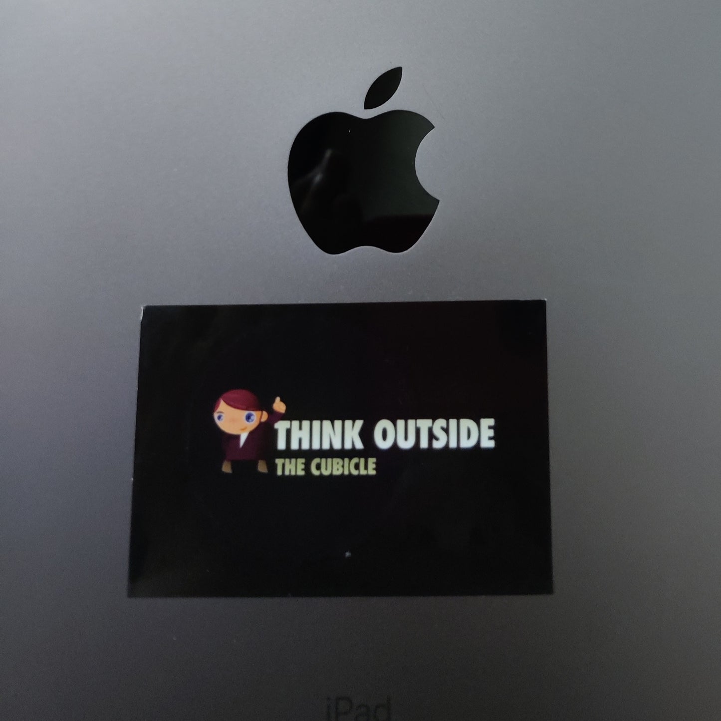 Think outside basic sticker