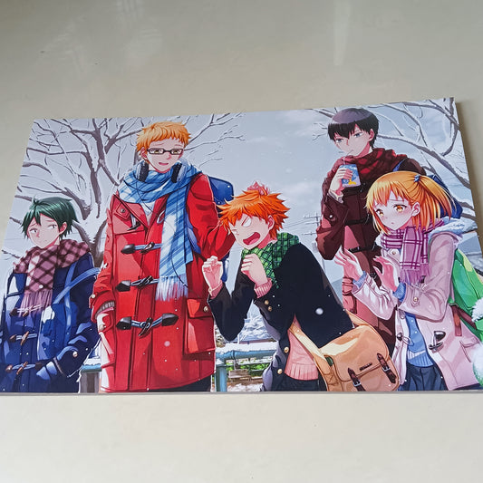 Karasuno first years Haikyuu wall poster
