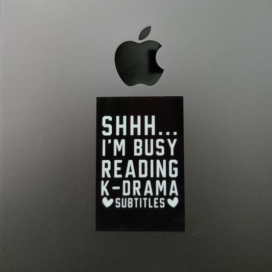 Busy with kdrama basic sticker