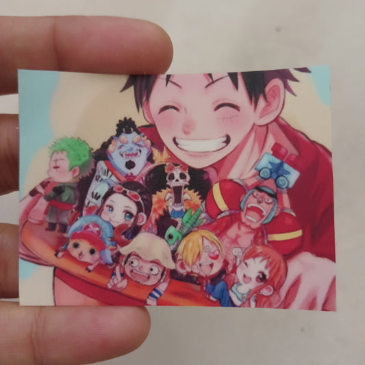 One piece crew chibi basic sticker
