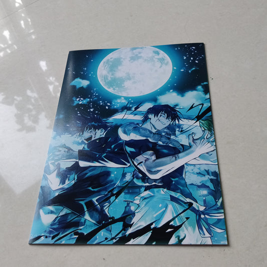 Megumi and Toji Fushiguro Jujutsu Kaisen wall poster