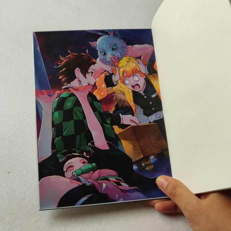 Demon Slayer squad plain A5 notebook