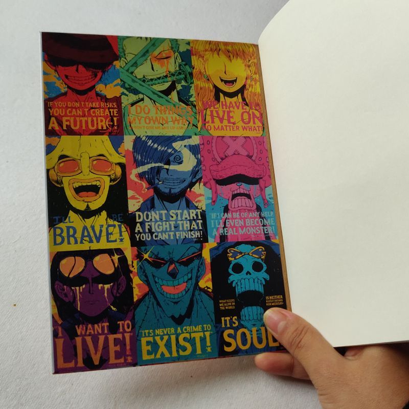 One Piece Crew plain A5 notebook