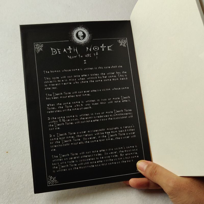 Death Note plain A5 notebook