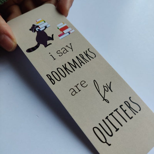 Quitters bookmark