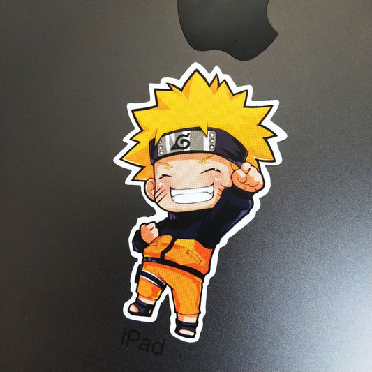 Smiling Naruto Uzumaki die-cut sticker