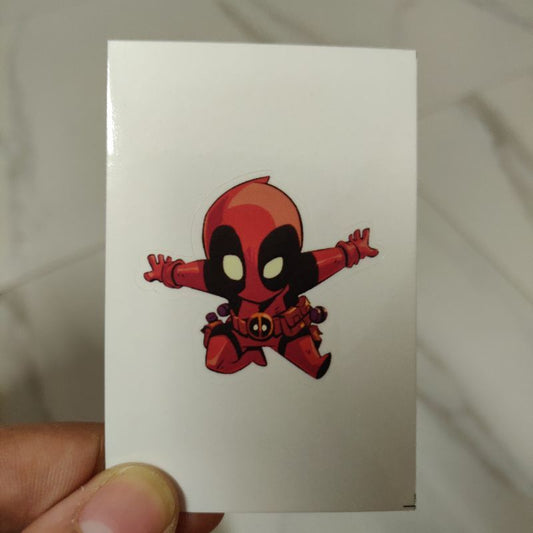 Little Deadpool die-cut sticker