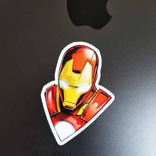 Iron Man die-cut sticker