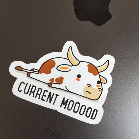 Current Mood die-cut sticker