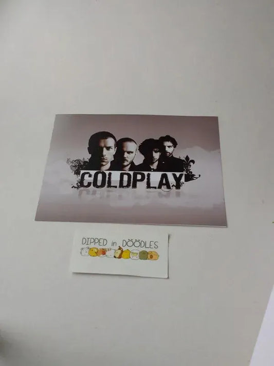 Coldplay combo of 2 A5 wall poster