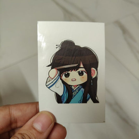 Taehyung Hwarang die-cut sticker