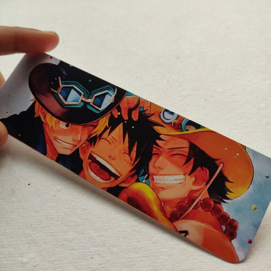 Luffy Ace Sabo bookmark