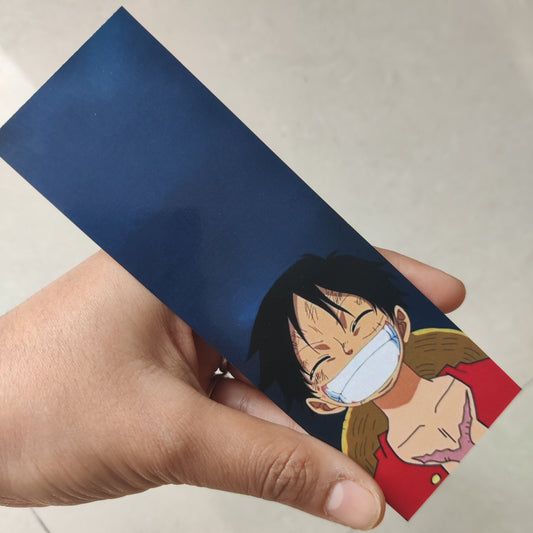 Luffy smiling bookmark