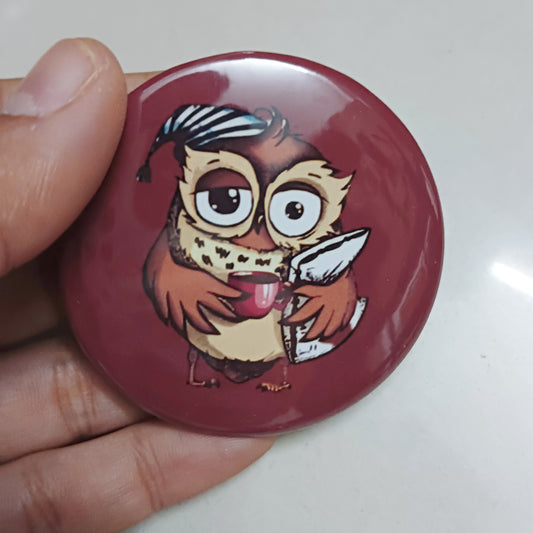 Sleepy Owl Badge