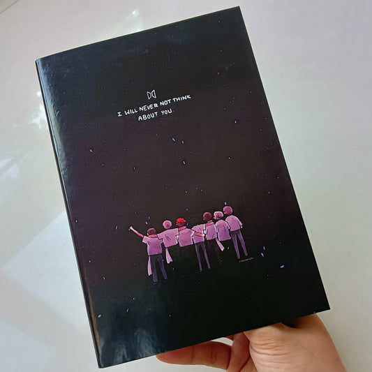 BTS plain A5 notebook