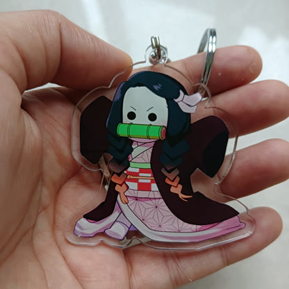 Nezuko acrylic keychain (double sided)