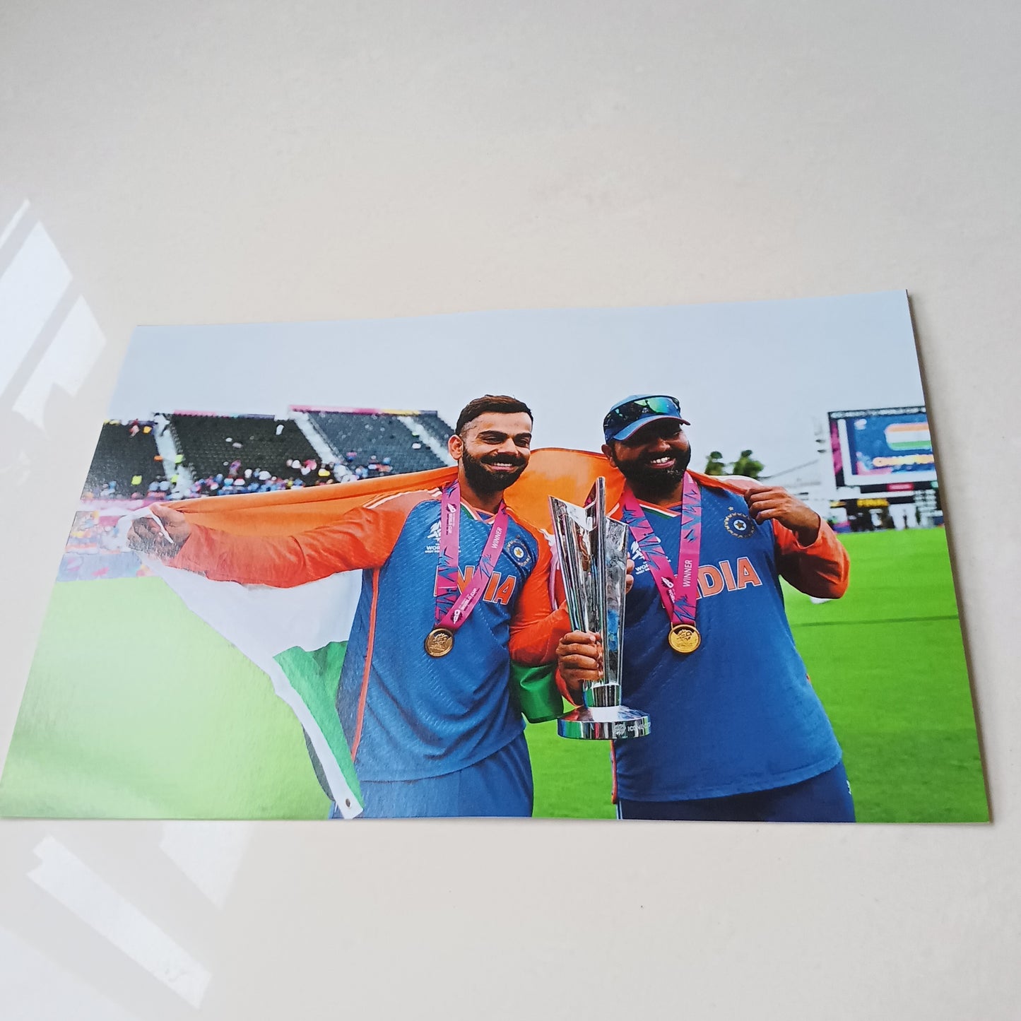 Virat Kohli and Rohit Sharma wall poster | Style 2