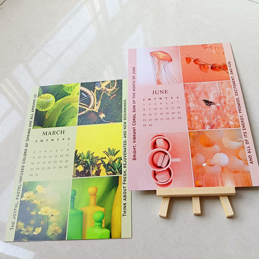 Seasons of Life Aesthetic Calendar 2025-2026