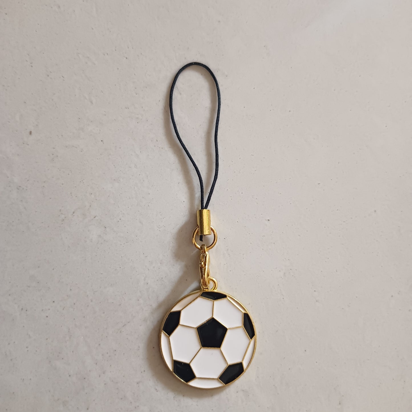 Football Enamel Charm