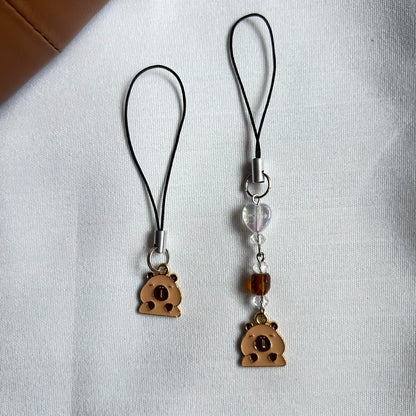 Capybara Enamel Charm