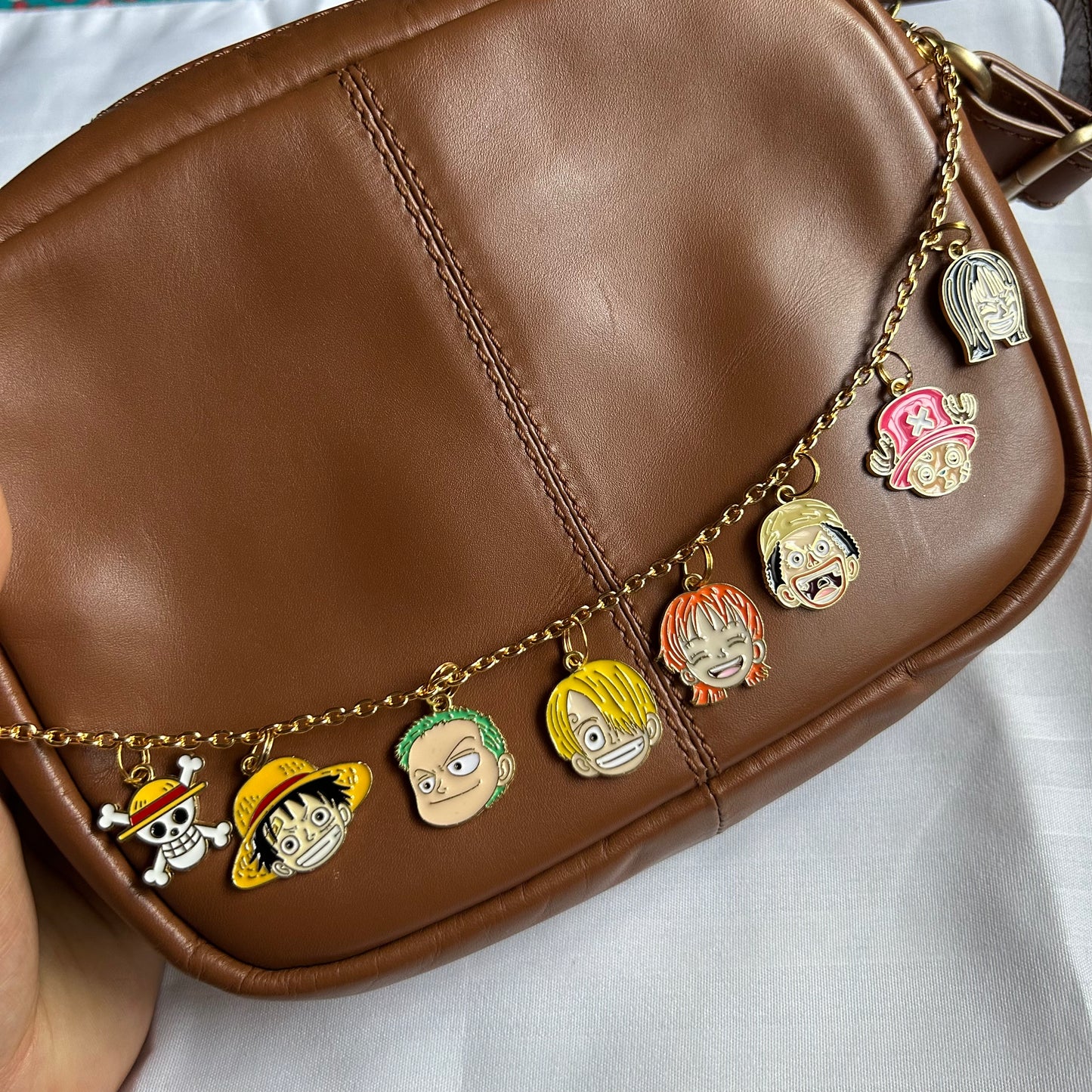 One piece chain charm