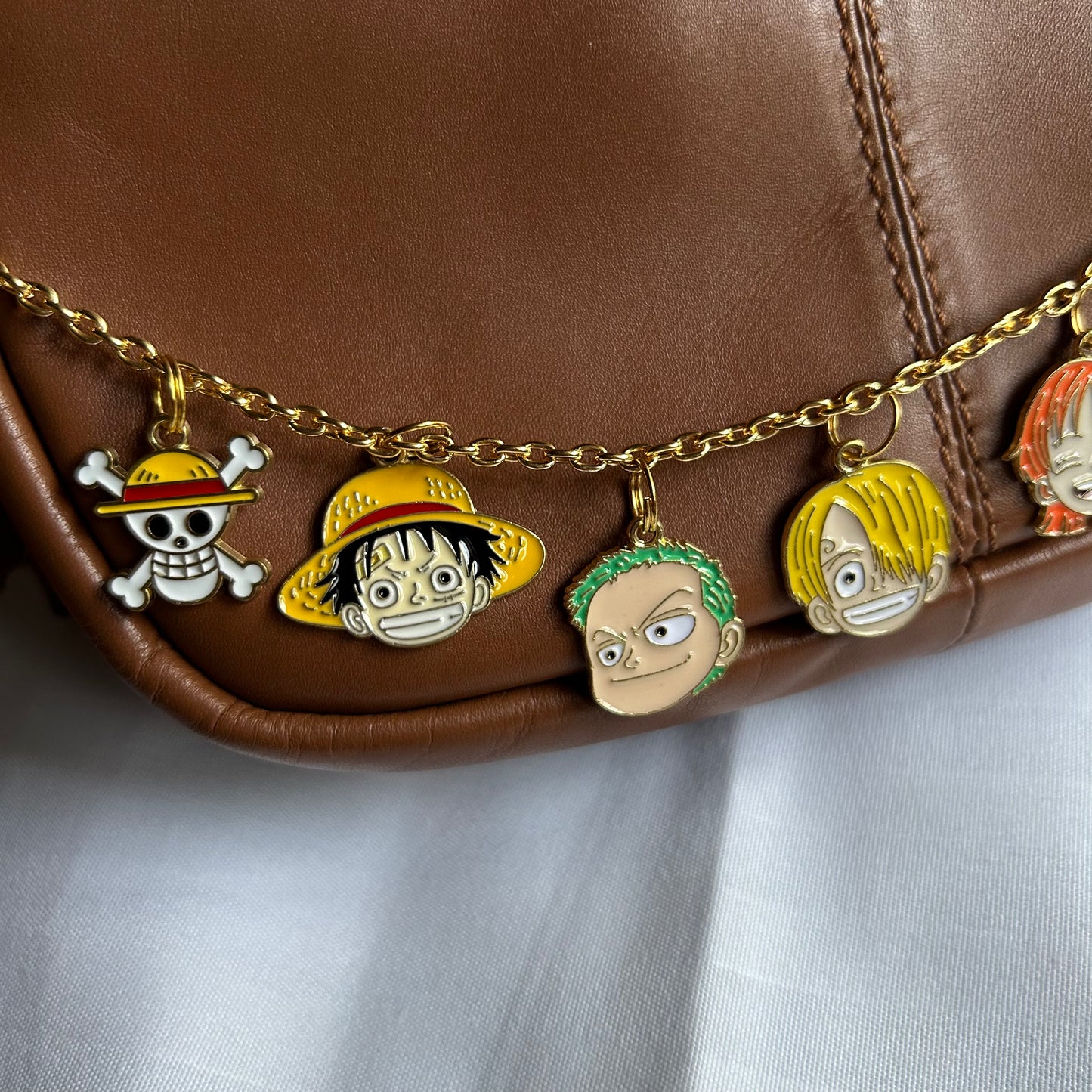 One piece chain charm