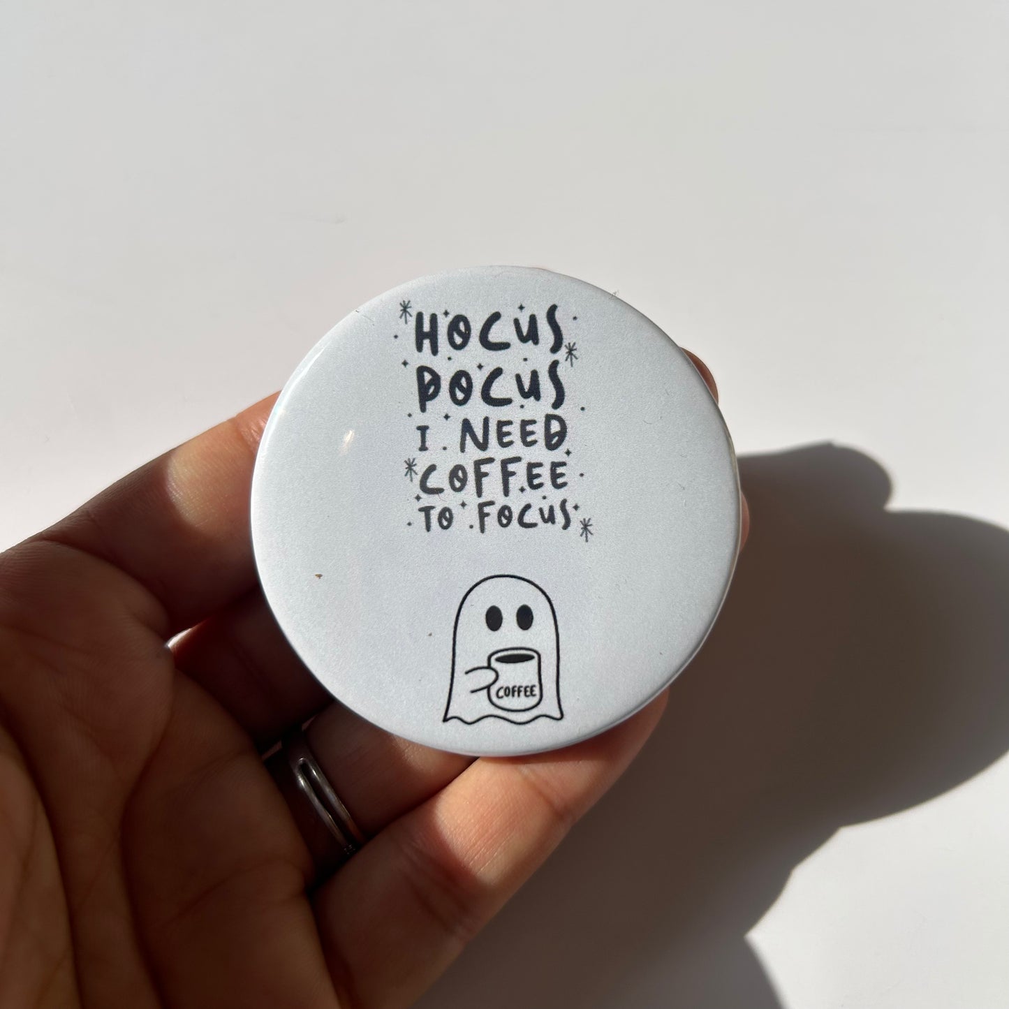 Need Coffee to Focus Badge