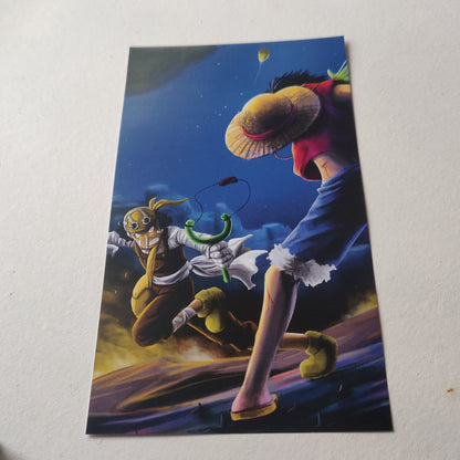 One Piece wall poster collage combo