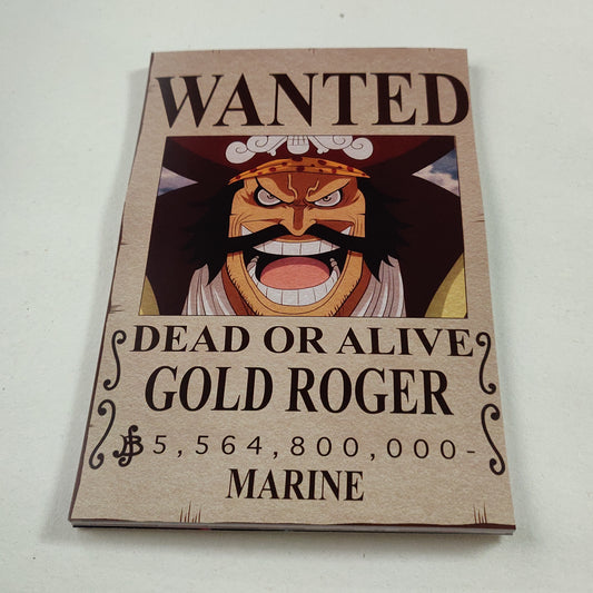 One Piece WANTED wall poster | Gold Roger