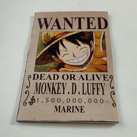 One Piece WANTED wall poster | Luffy