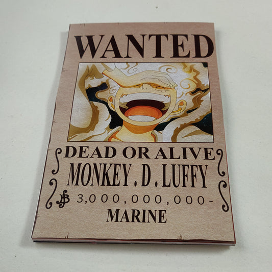 One Piece WANTED wall poster | Luffy Gear 5