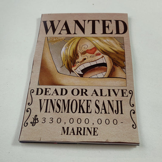 One Piece WANTED wall poster | Sanji