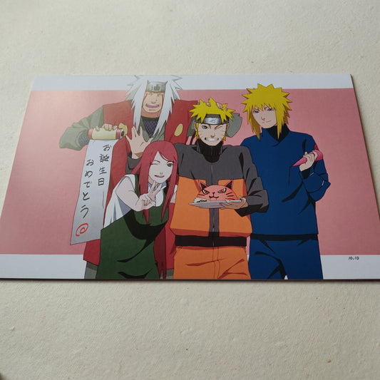 Happy Birthday Naruto wall poster