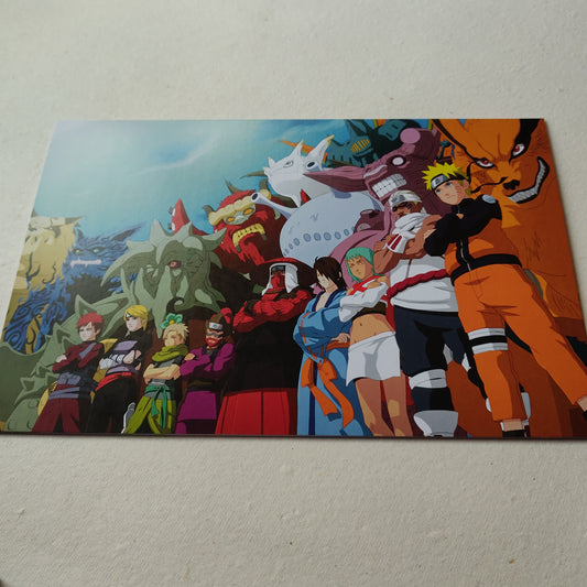 The Jinchuriki and their tailed beasts wall poster