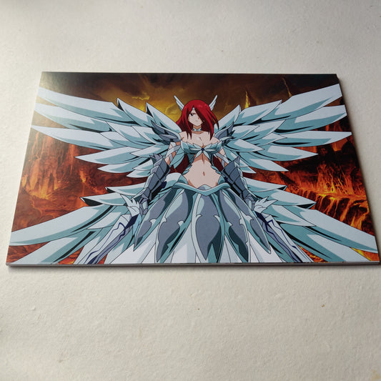 Erza Scarlet Fairytail wall poster | Style 2