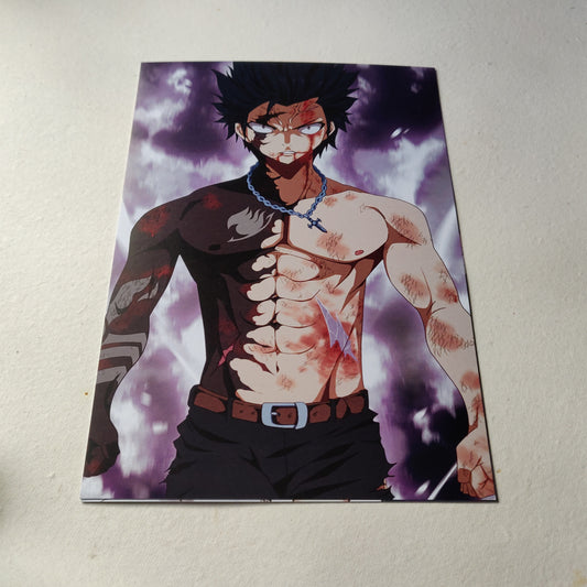 Gray Fullbuster Fairytail wall poster | Style 1