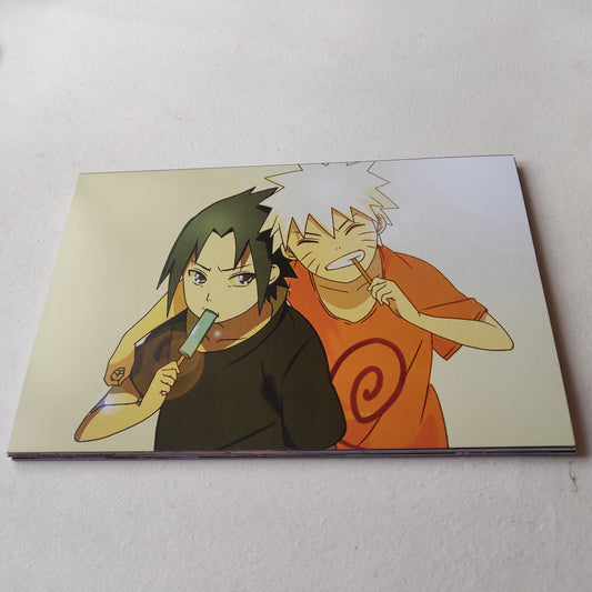 Little Naruto and Sasuke wall poster