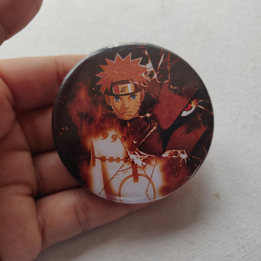 Naruto and Kurama Badge