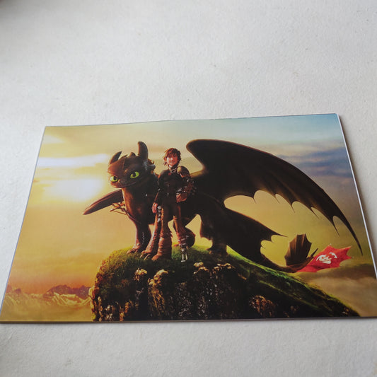 How to train your dragon wall poster | Style 1