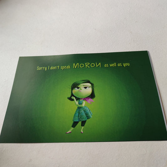 Disgust Inside Out wall poster