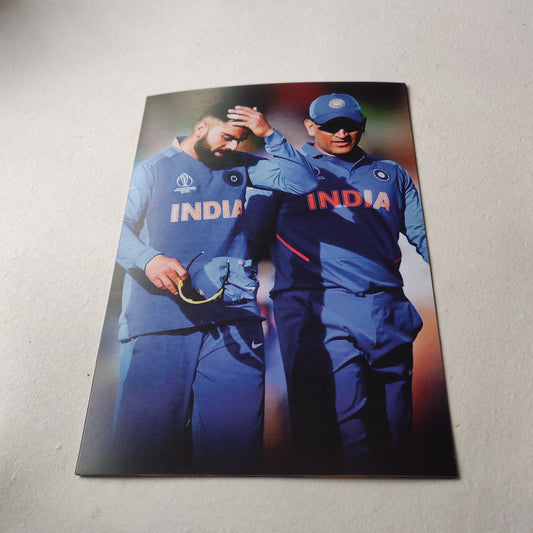 Virat and Dhoni wall poster | Style 2