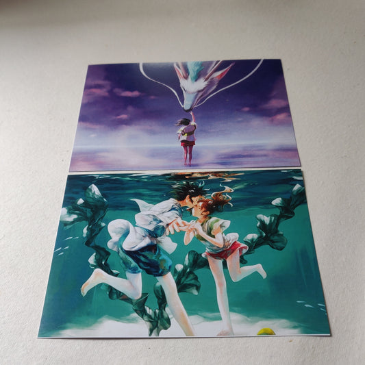 Spirited Away  wall poster combo of 2 A5