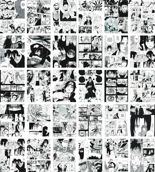 Naruto manga wall poster combo of 30