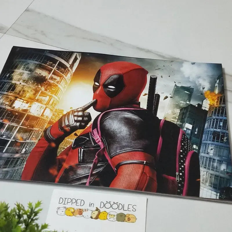 Deadpool wall poster | Style 1 – Dipped in Doodles