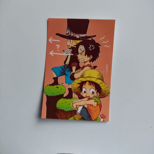 Luffy Ace and Sabo basic sticker