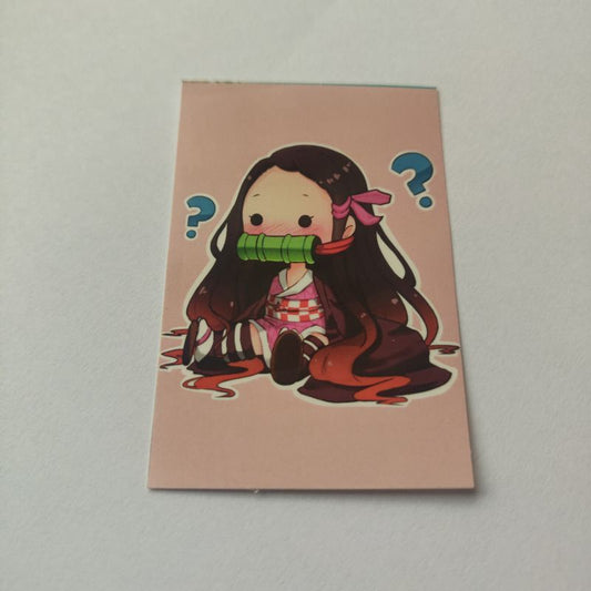 Confused Nezuko basic sticker