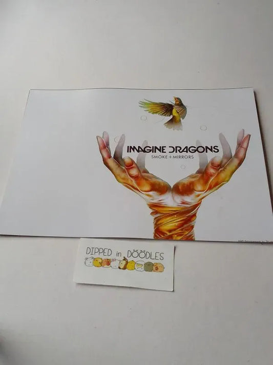 Imagine Dragon Smoke+Mirrors wall poster