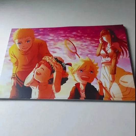 Naruto family wall poster