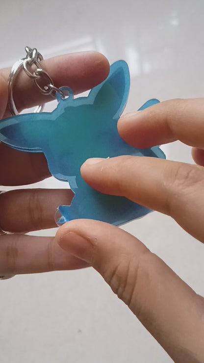 Pikachu acrylic keychain